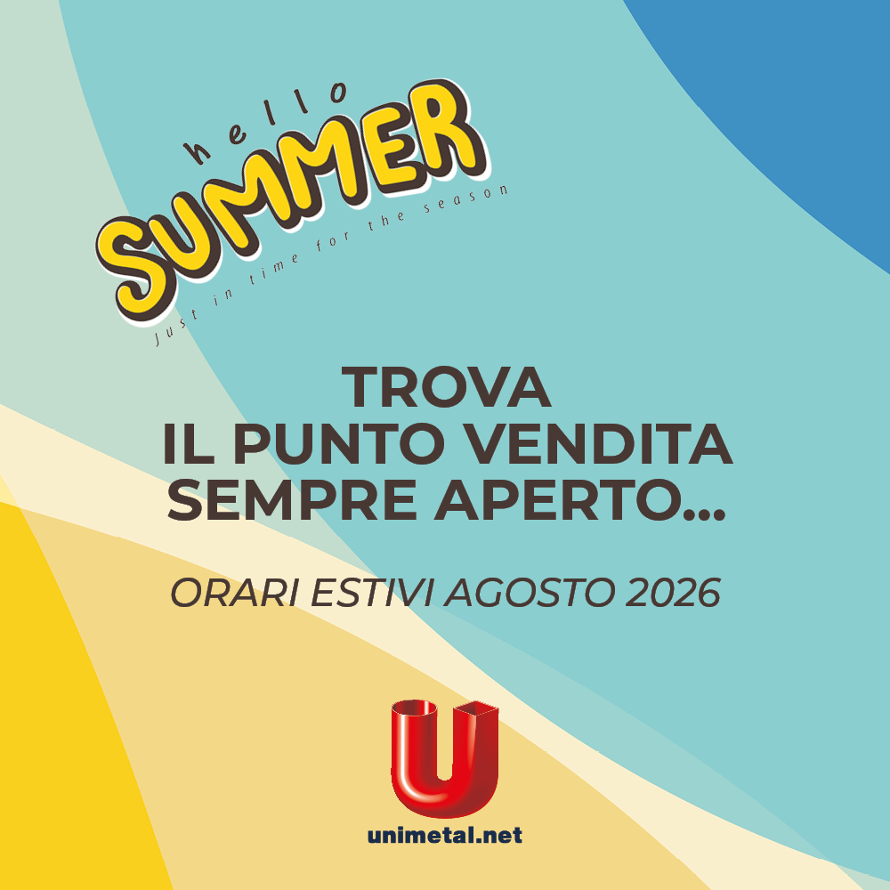 News sito_orari estivi_unimetal